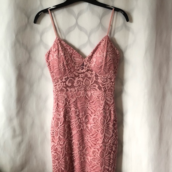 Leyva’s Women’s Dress MIDI Small Pink - Picture 3 of 7